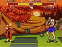 une photo d'Ã©cran de Super Street Fighter 2 sur Nintendo Super Nes